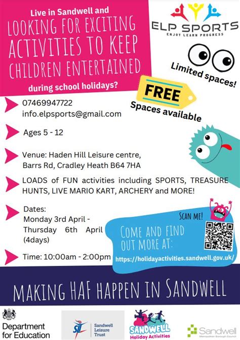 easter holidays 2023 sandwell